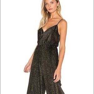 Show Me Your Mumu jagger jumpsuit golden glam XS
